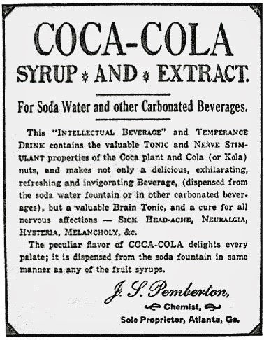 Coca-Cola: The Temperance Drink in 1886
