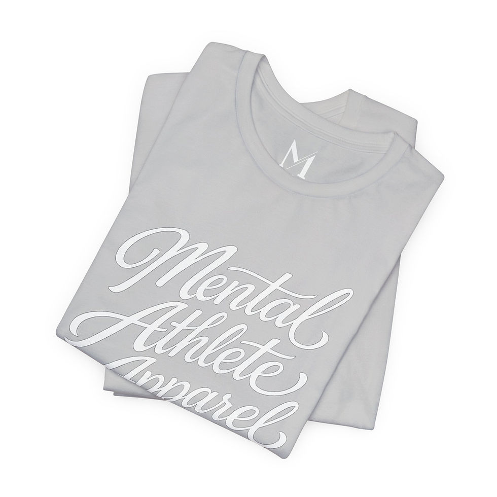 Thumbnail: Mental Athlete Apparel Tee — Inspirational Script Graphic T-Shirt