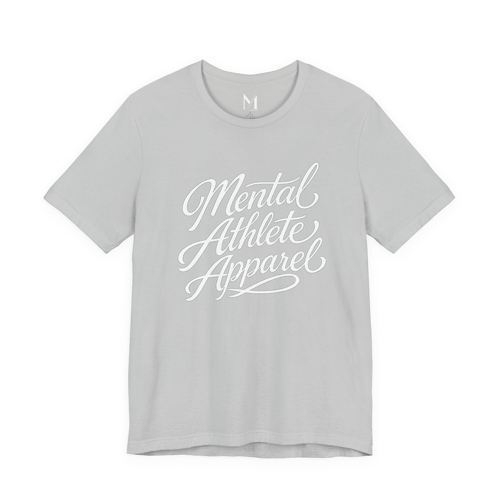 Thumbnail: Mental Athlete Apparel Tee — Inspirational Script Graphic T-Shirt