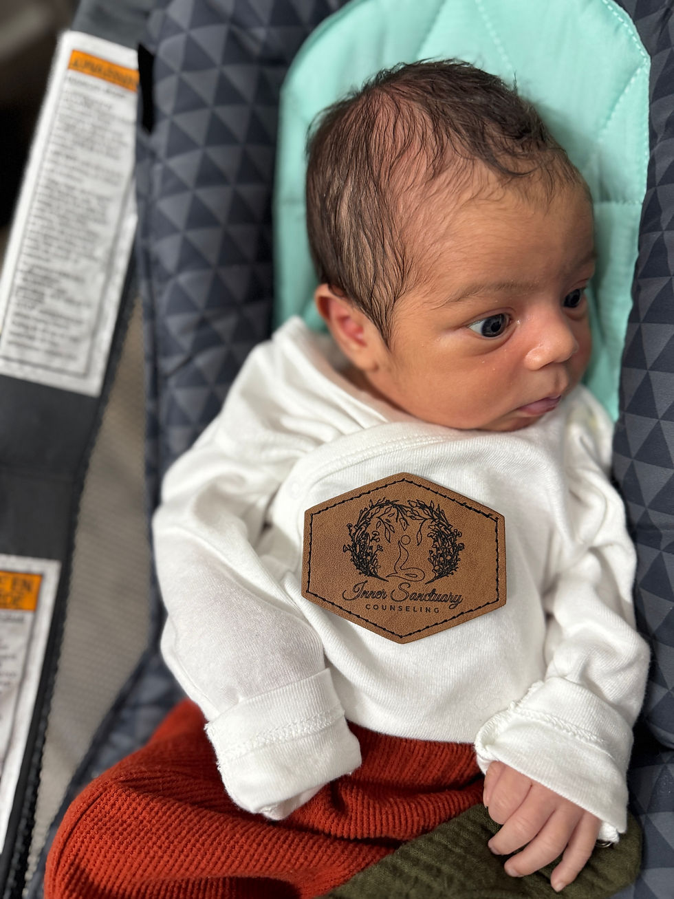 Thumbnail: Personalized Engraved Leatherette Patch