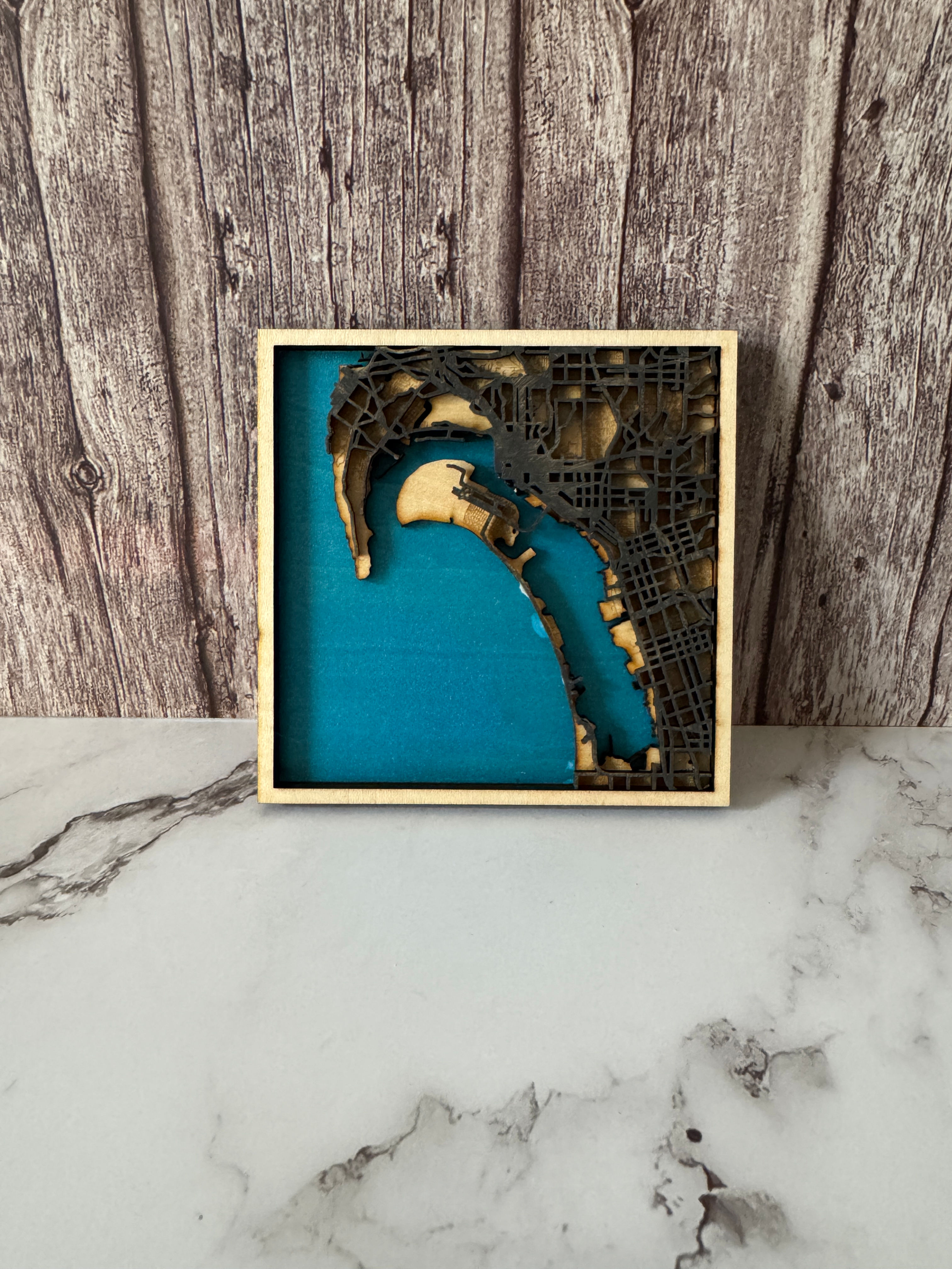 Customized Map Decoration