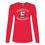Thumbnail: EMS Staff Red LS Ladies Tee (3516)