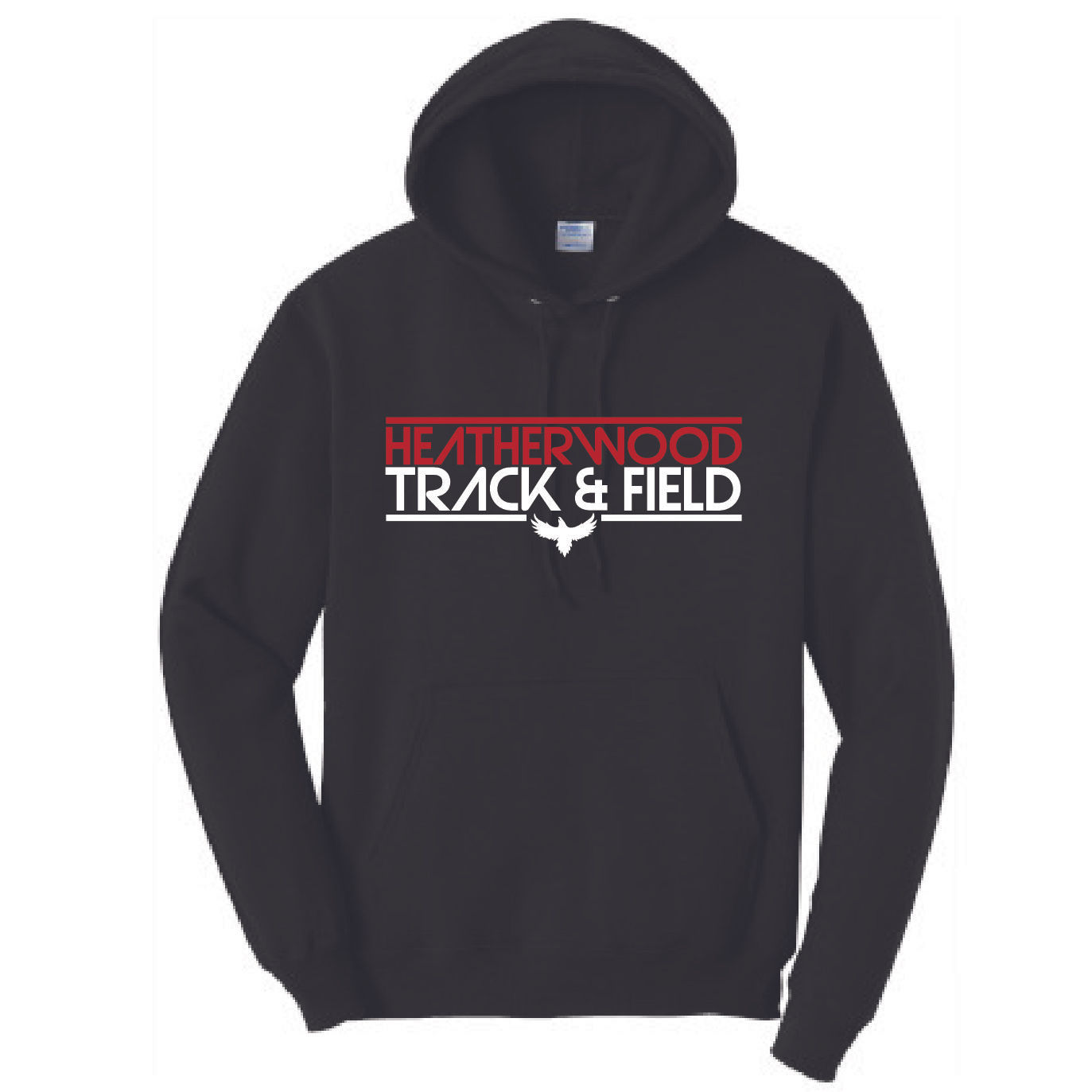 HMS Track Black Unisex Hoodie (PC78H)