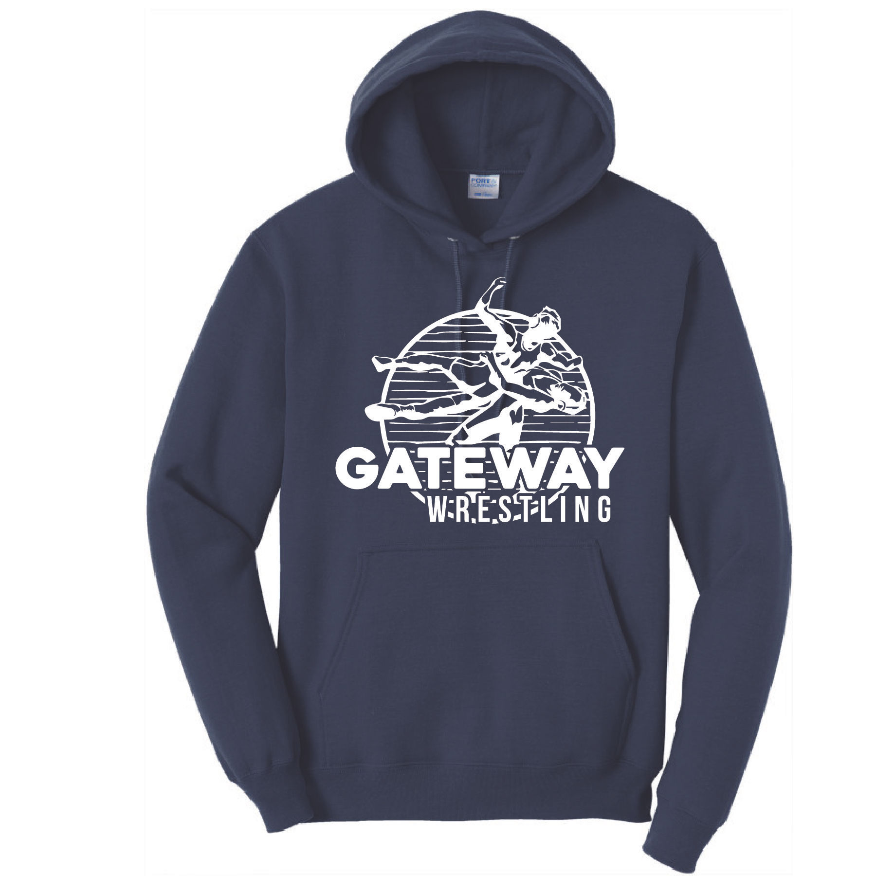 GMS Wrestling Navy Hoodie (PC78H)