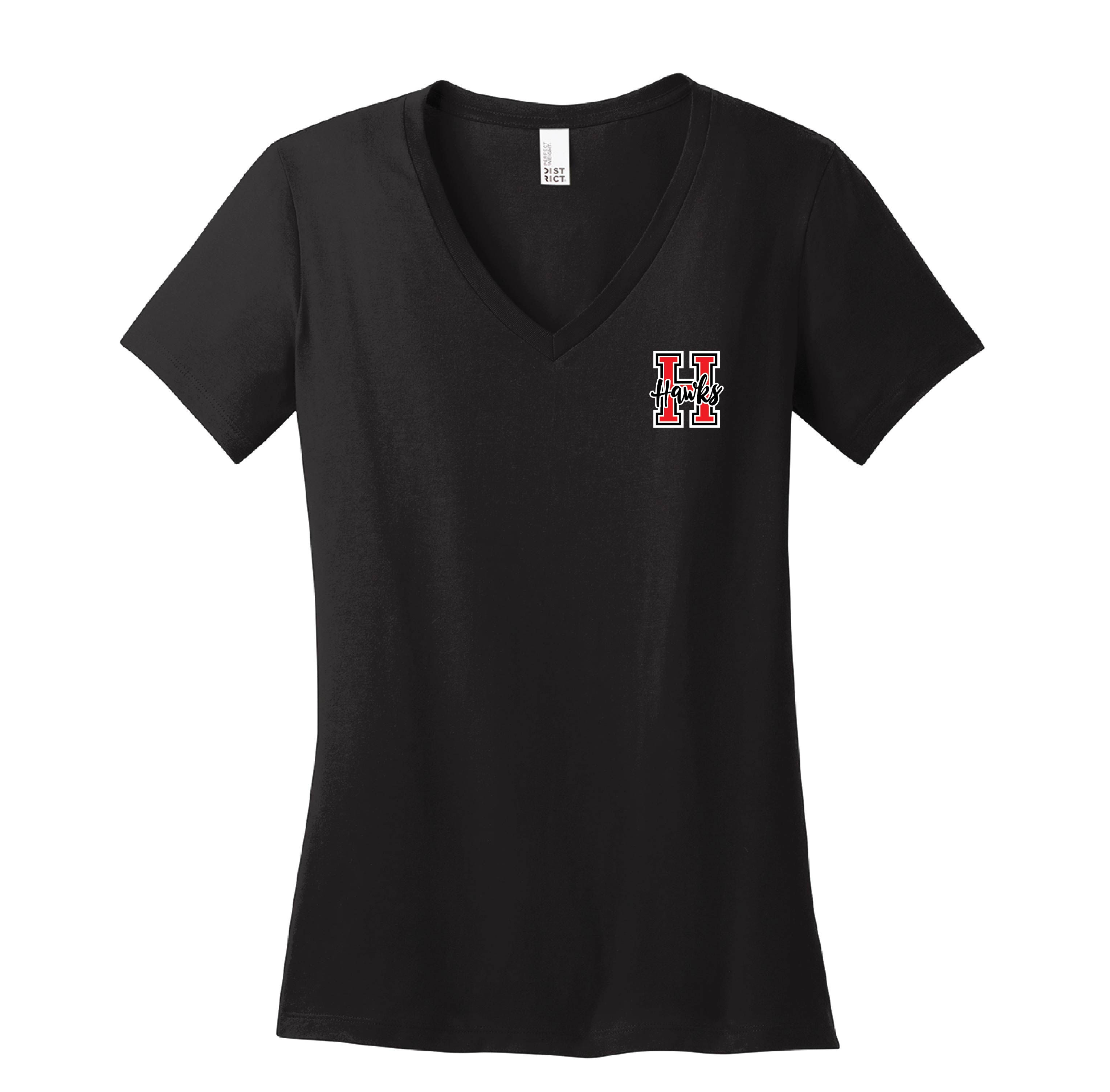 HWMS Staff Ladies V-Neck Tee (DM1170L)