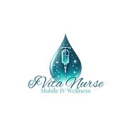ivita nurse company logo with green water drop