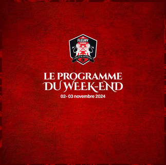 SECTION FEMININE : Le programme du 02 et 03 novembre