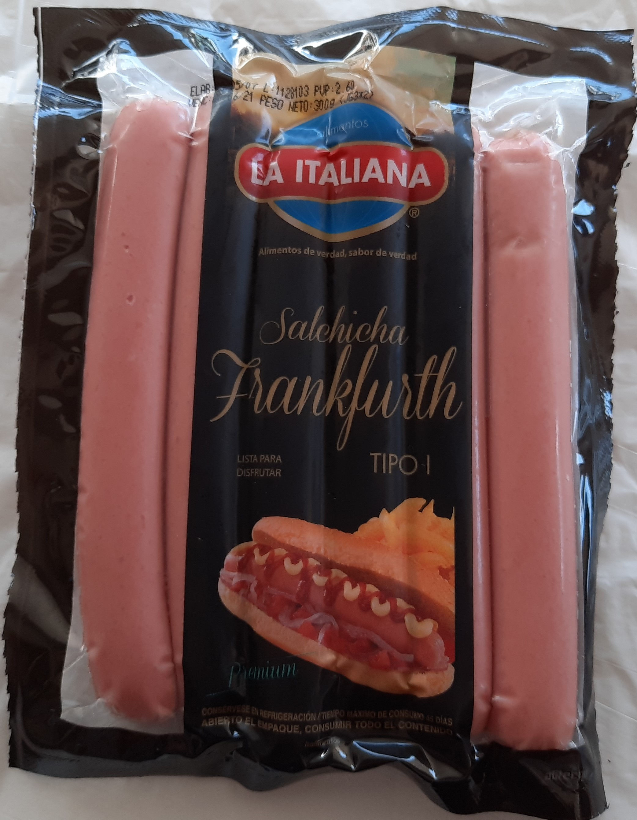 Salchicha Frankfurth la Italiana 300g