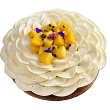 Mango/Passion fruit tarte