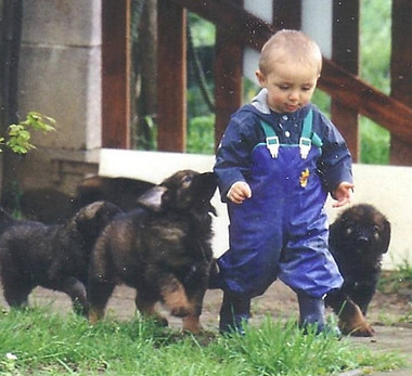 jamais trop tôt pour s'occuper des chiots du Chapeau de Gendarme