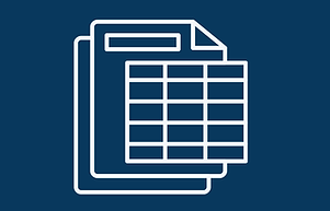 Graphic representing Excel spreadsheets