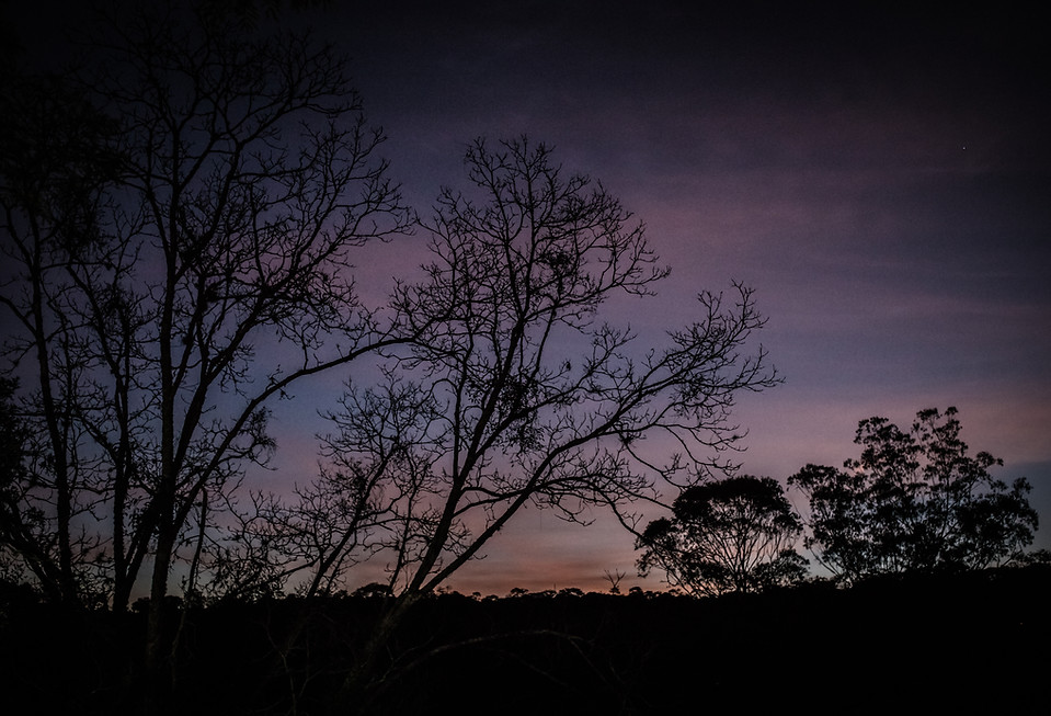 Recanto Florido São Roque ao entardecer