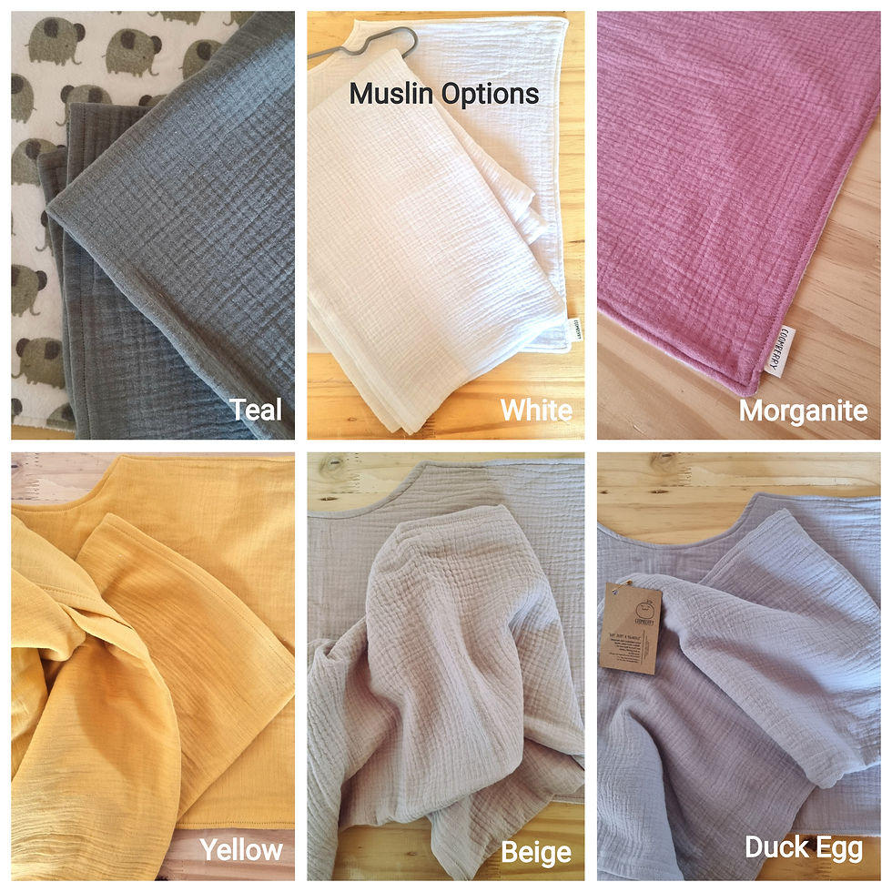 Thumbnail: Spoegdoek Curved neckline over the shoulder Burp Cloth