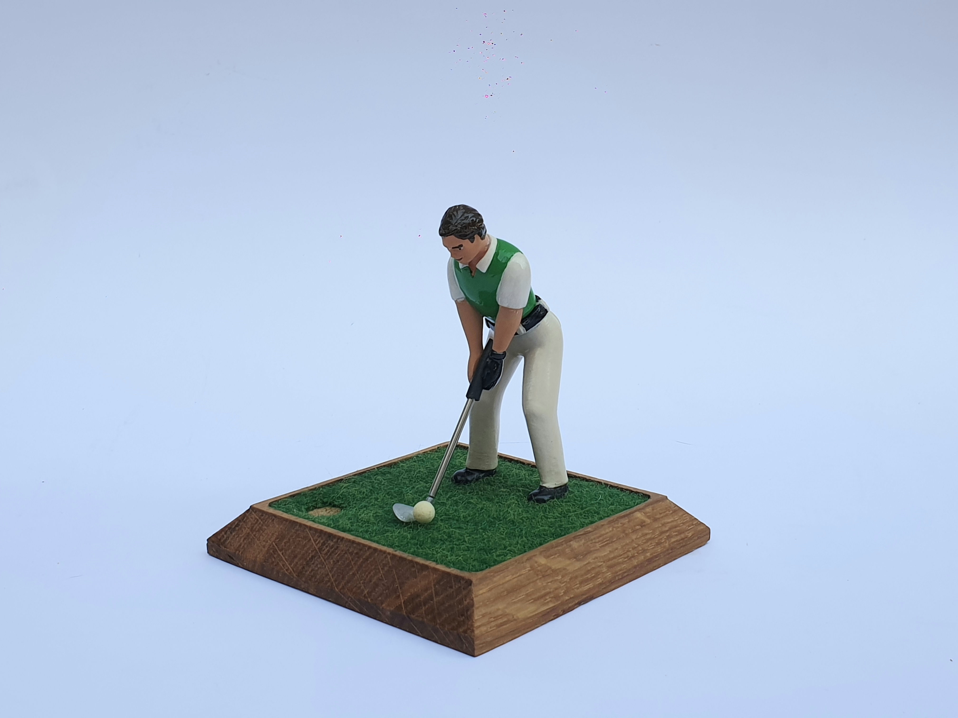 Golfeur T-shirt vert et blanc