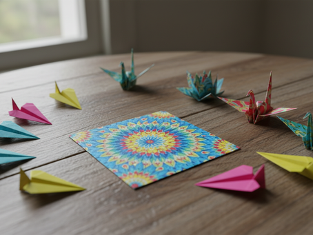 The Beauty of an Origami Lotus Flower