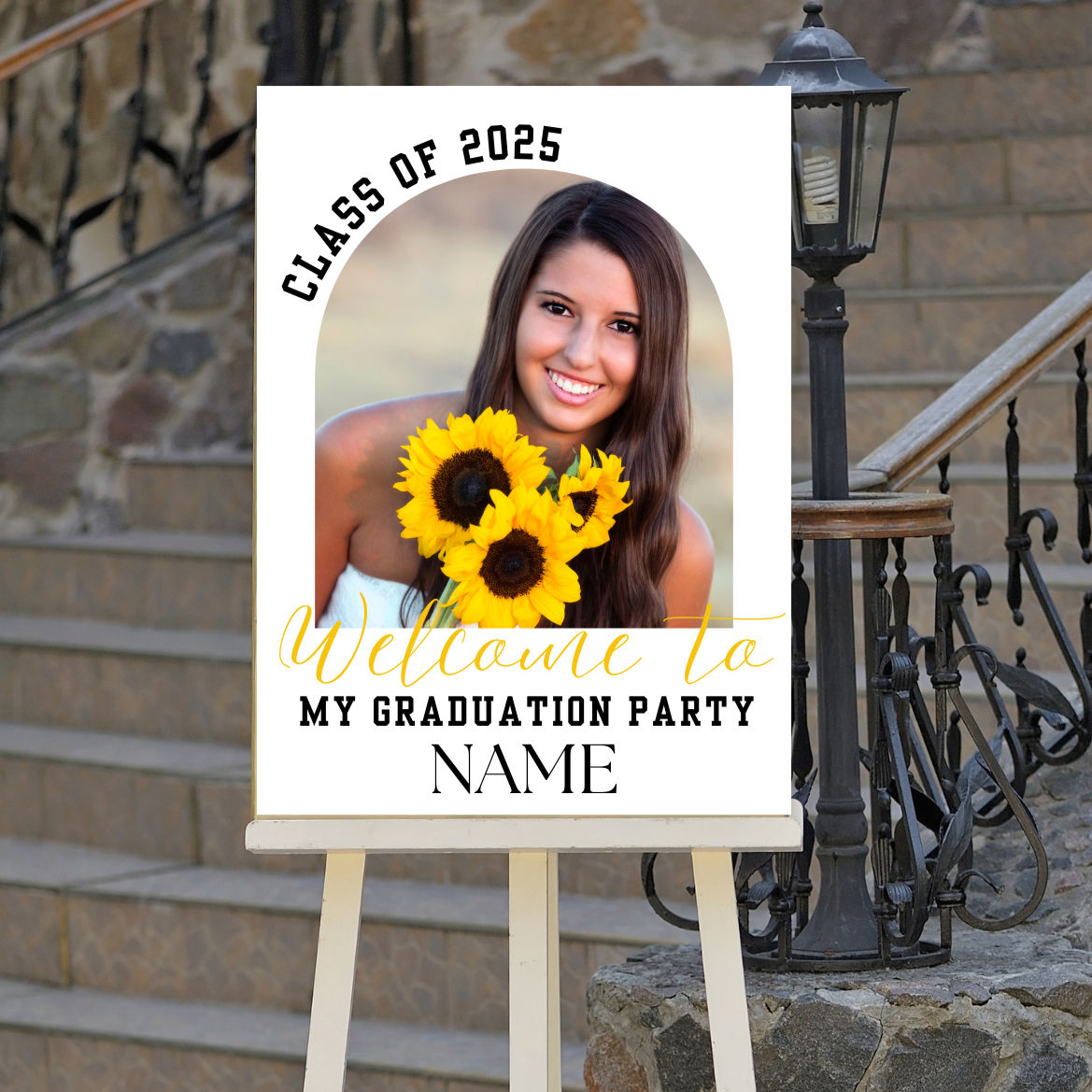 My Graduation Party Welcome Sign