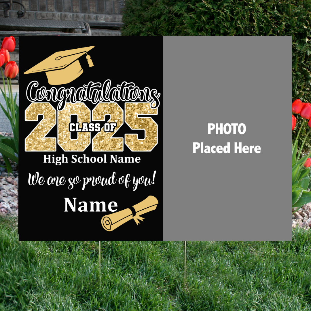 Grad Diploma Yard Sign