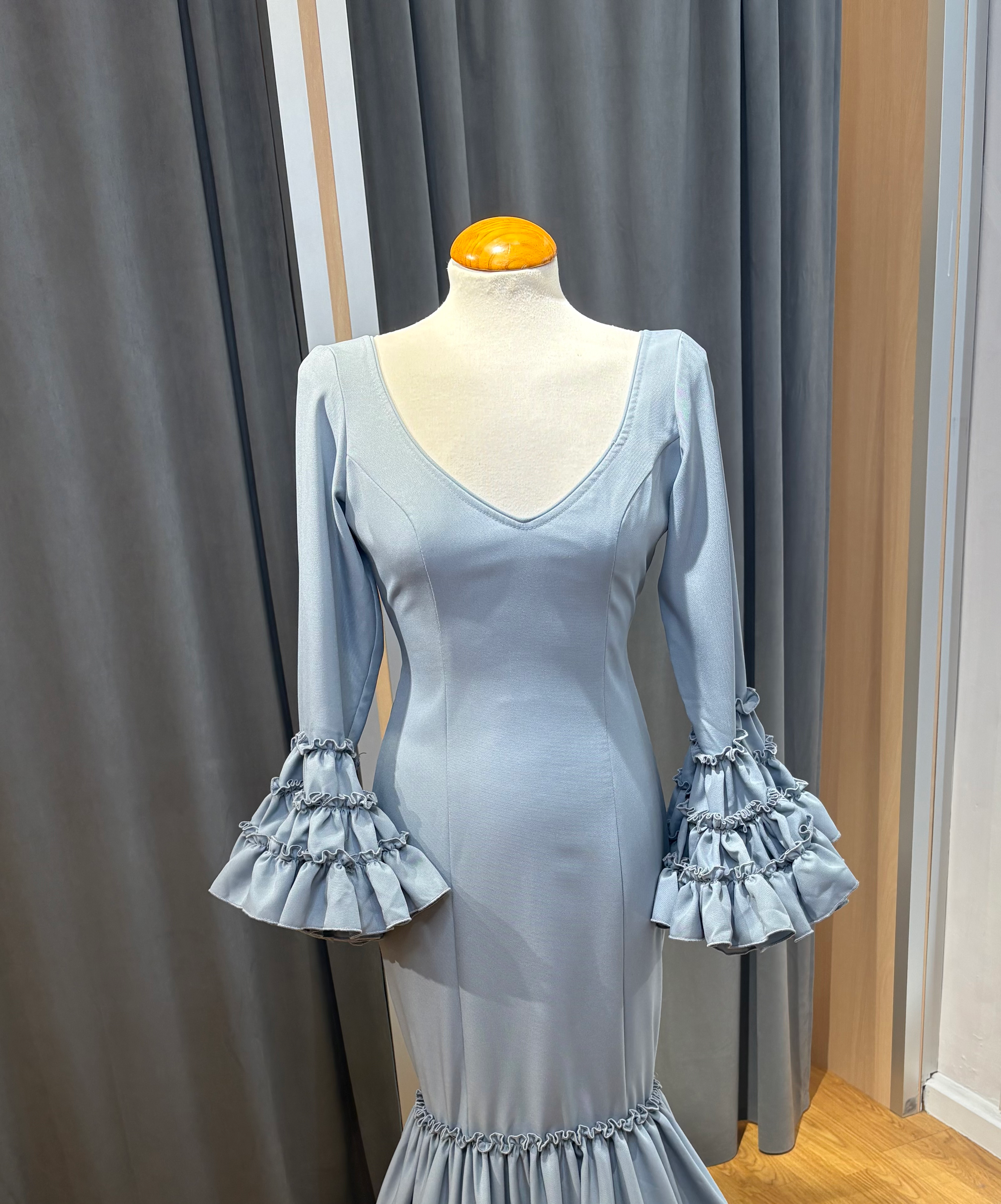 Traje Flamenca Candela Perlado