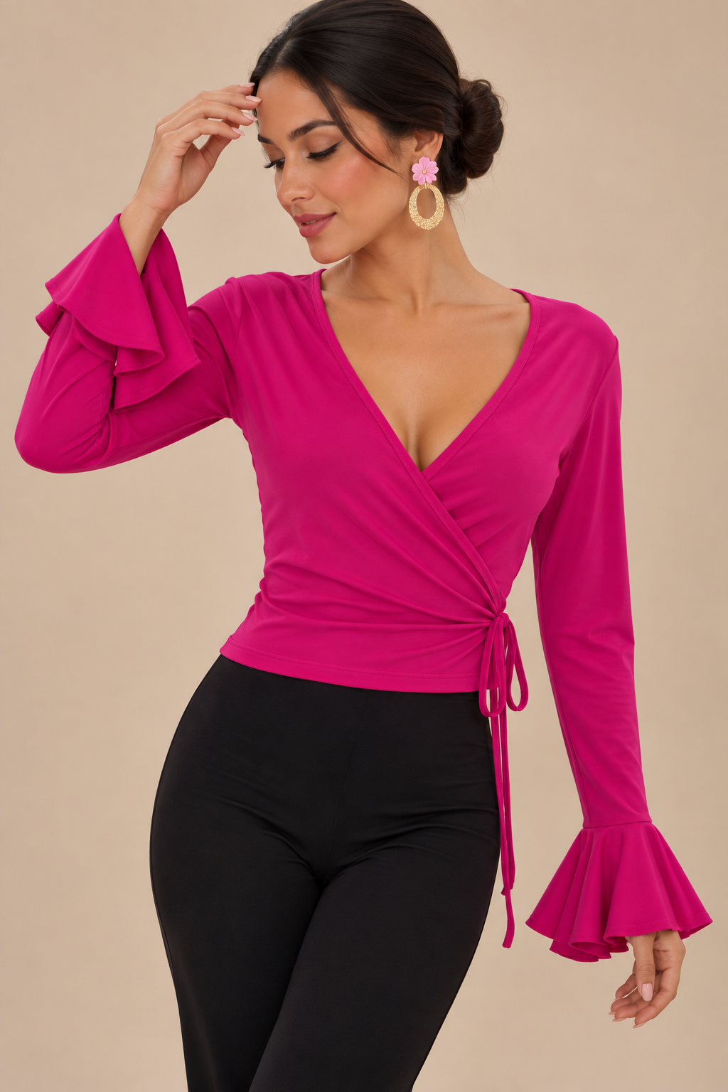Cárdigan Laura Fucsia