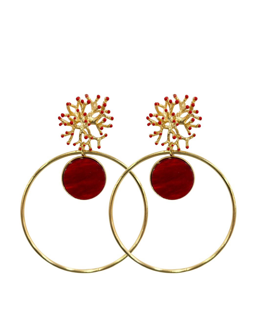 Pendiente Argolla Raiz