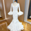 Miniatura: Traje de Flamenca Aurora Blanco/Blanco