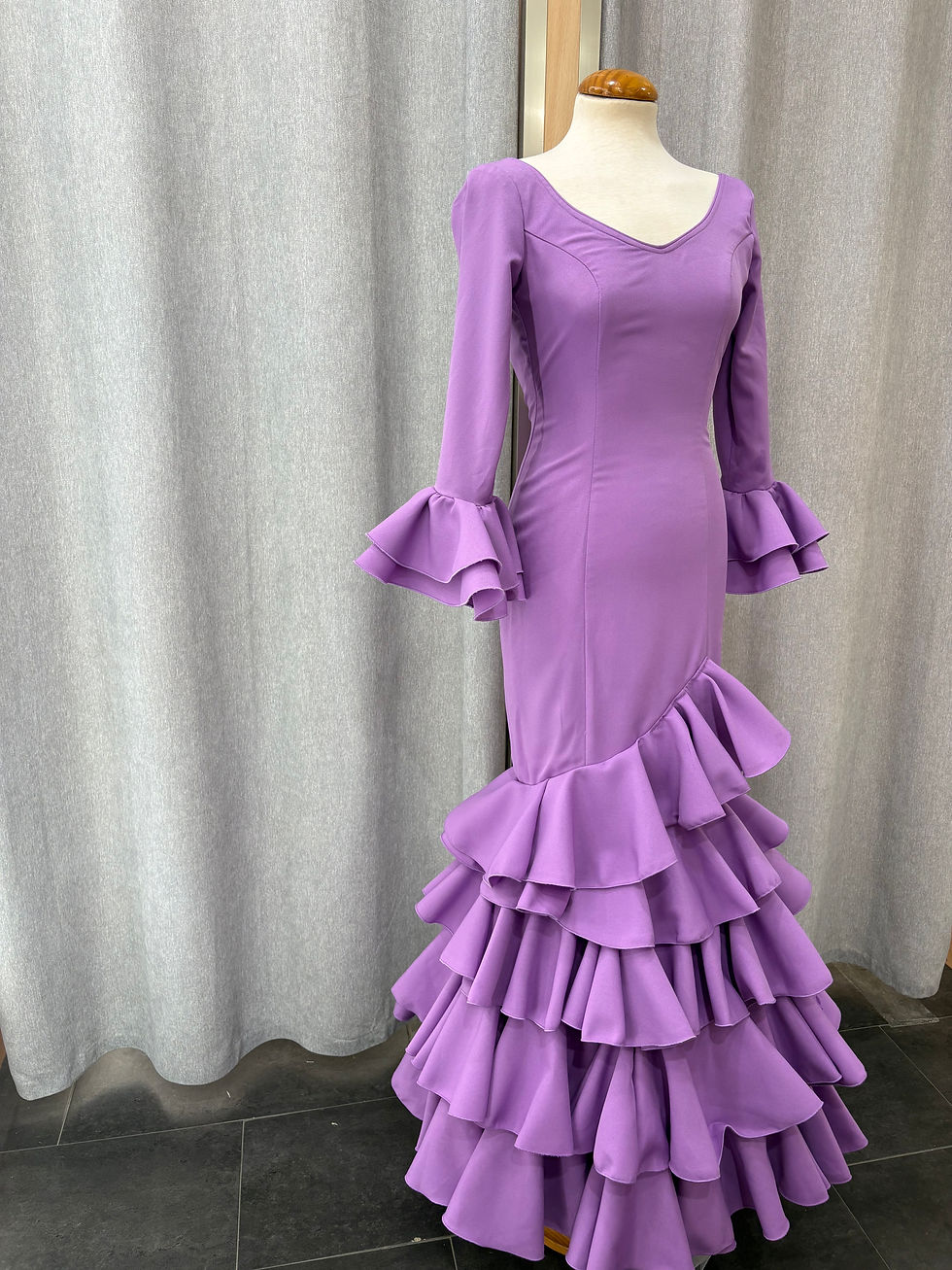 Miniatura: Traje Flamenca Lola Malva