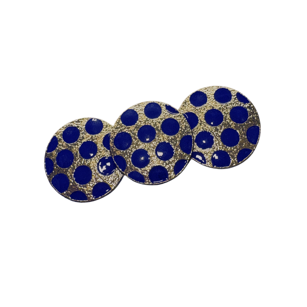 Broche Metal Lunar Azulino