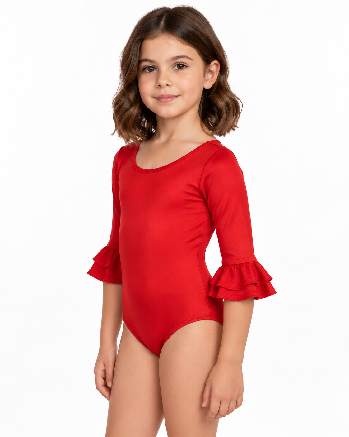 Body Infantil Manga Volante Rojo