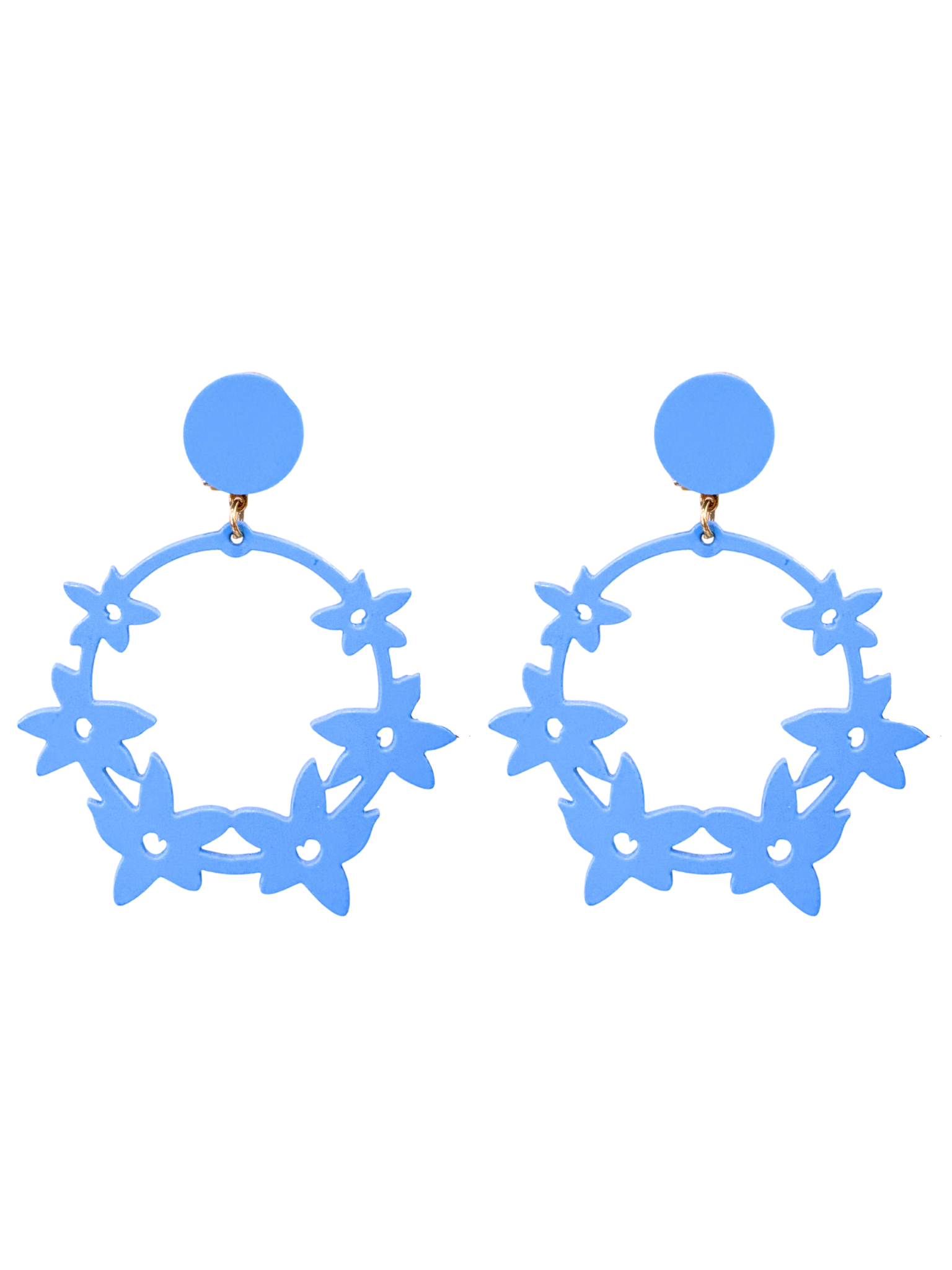 Pendientes Flores Turquesas