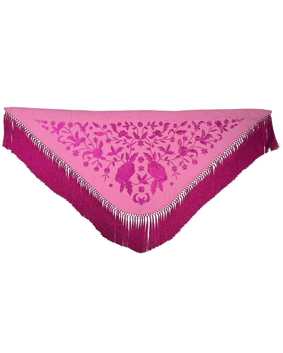 Miniature : Mantón Ángela Rosa/Buganvilla