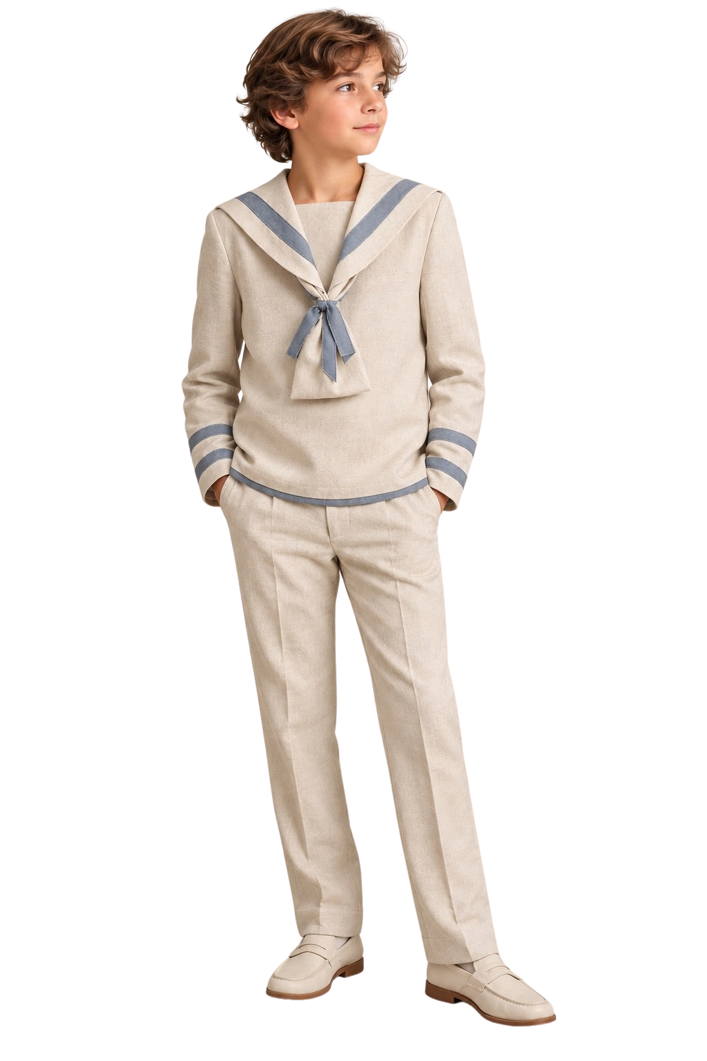 Traje Comunion Marinero Lino