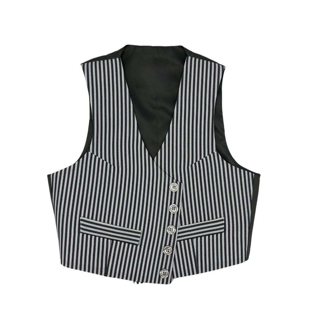 Chaleco 200 Rayas Gris