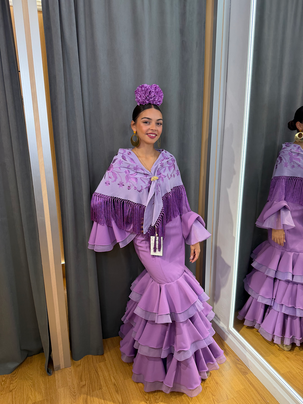 Miniature : Traje Flamenca Rocio Malva