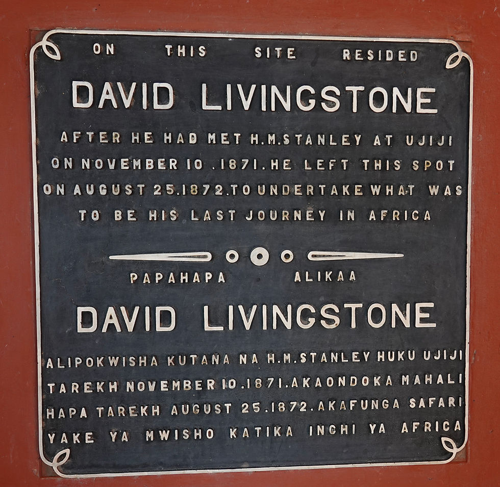 Livingstone's last known residence (Source: own photo)