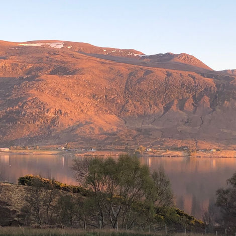 Sunset on An Teallach Range