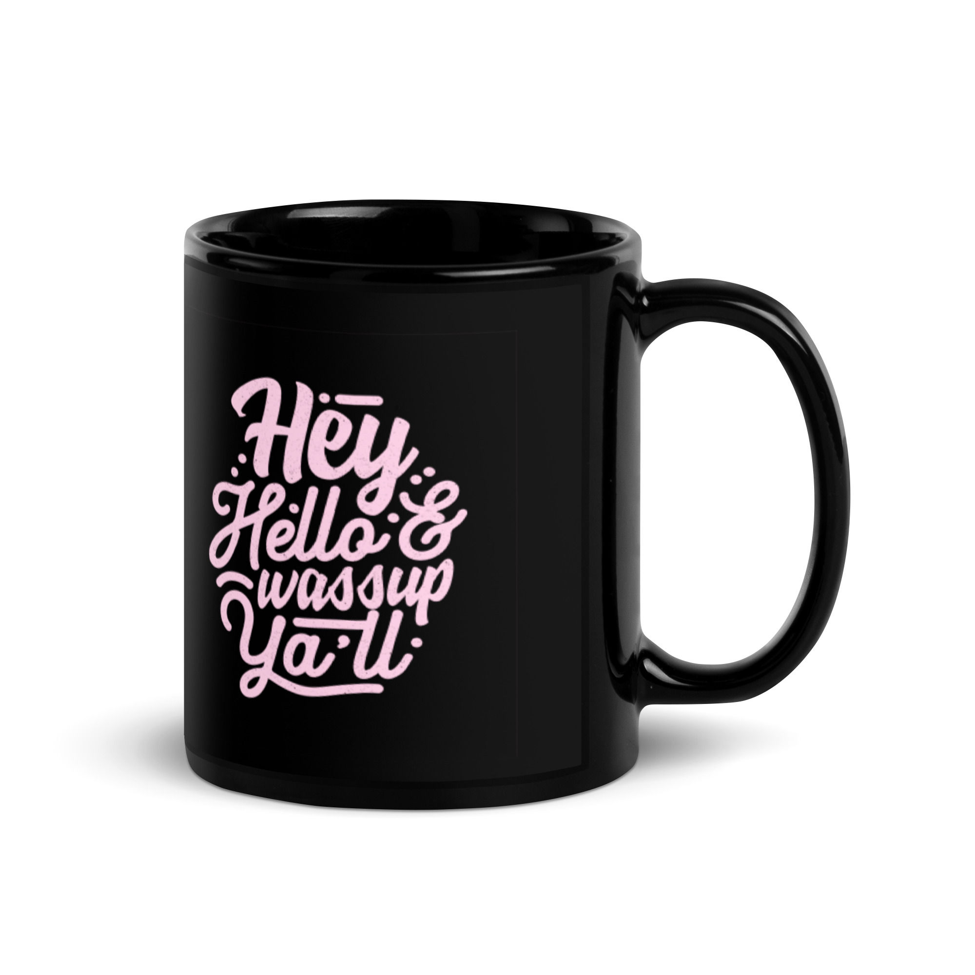 Black Glossy Mug