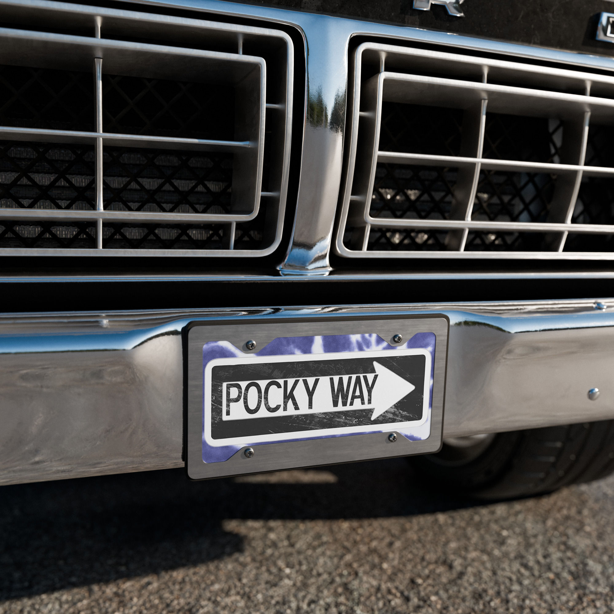 Pocky Way License Plate