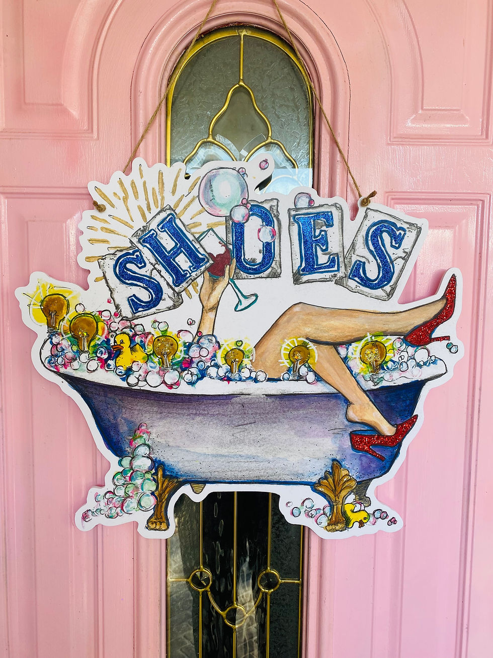 SHOES  (Light) Door Hanger