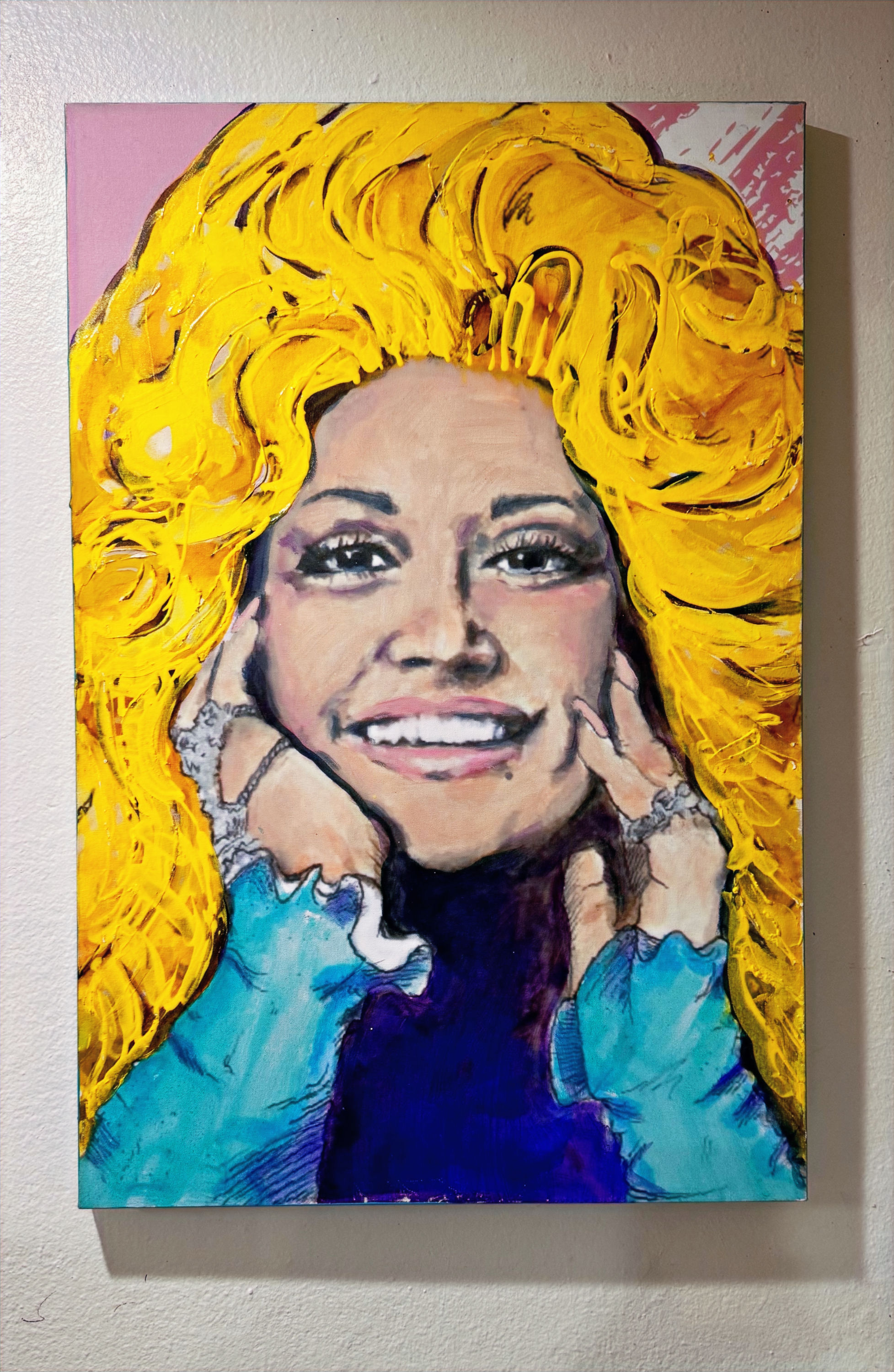 Naturally Dolly Painted Print