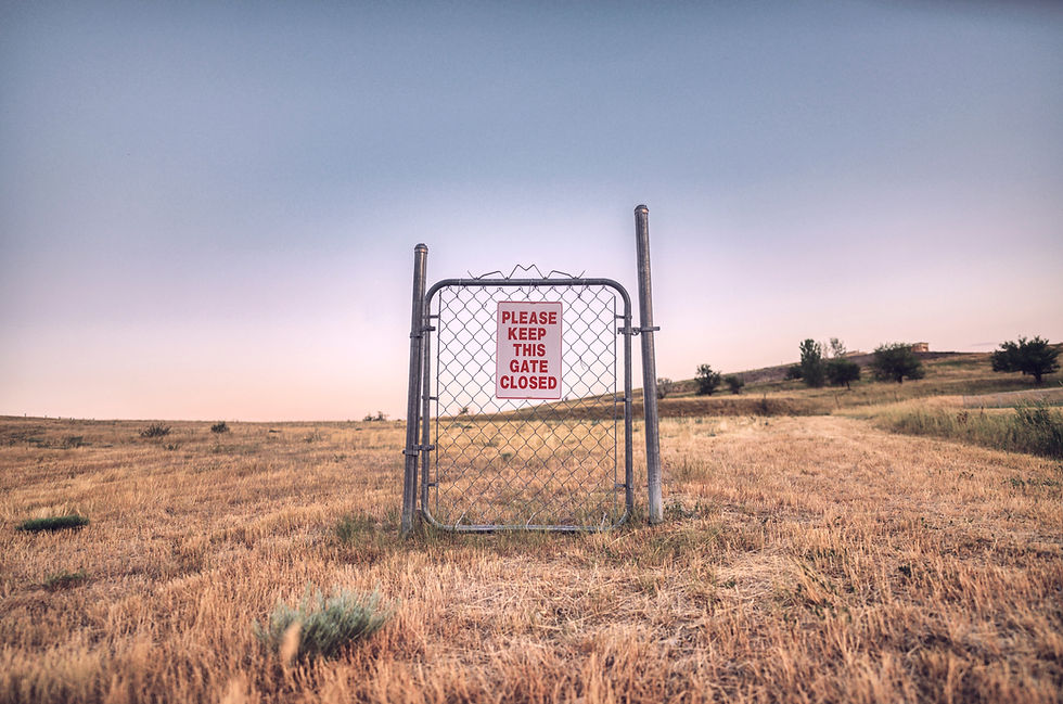 Gate in field representing boundary setting for HSPs