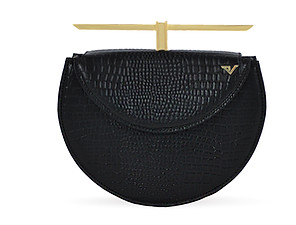 BLACK DESIGNER SLING BAG