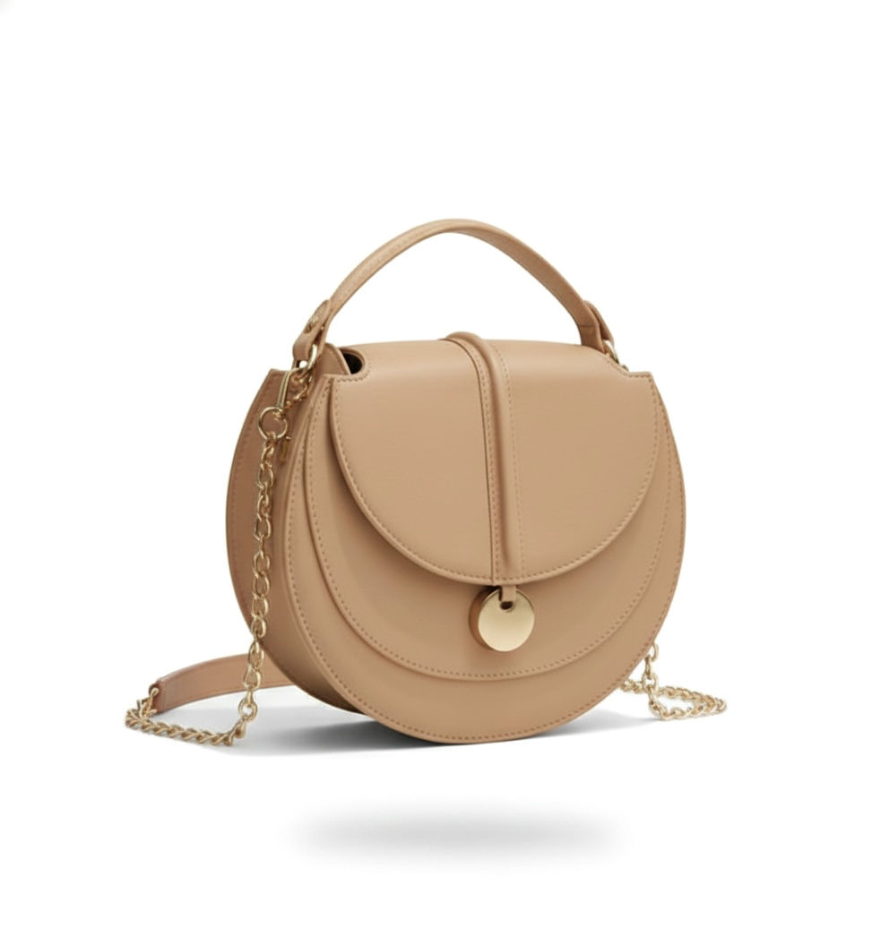 THE CRESCENT BAG - BEIGE