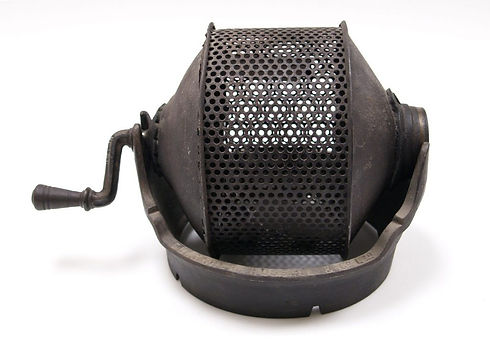 A cylindrical Coffee Roaster