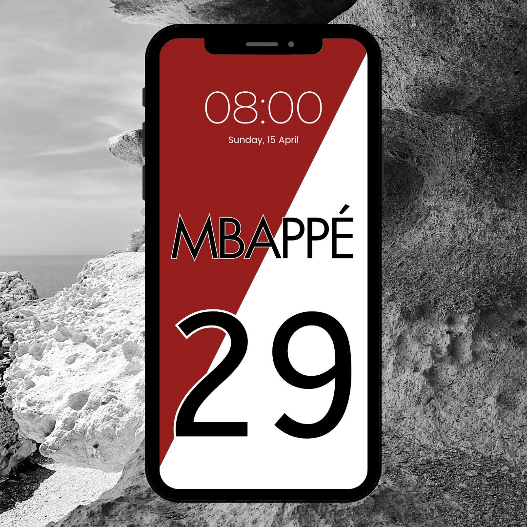 Kylian Mbappe AS Monaco Phone Wallpaper