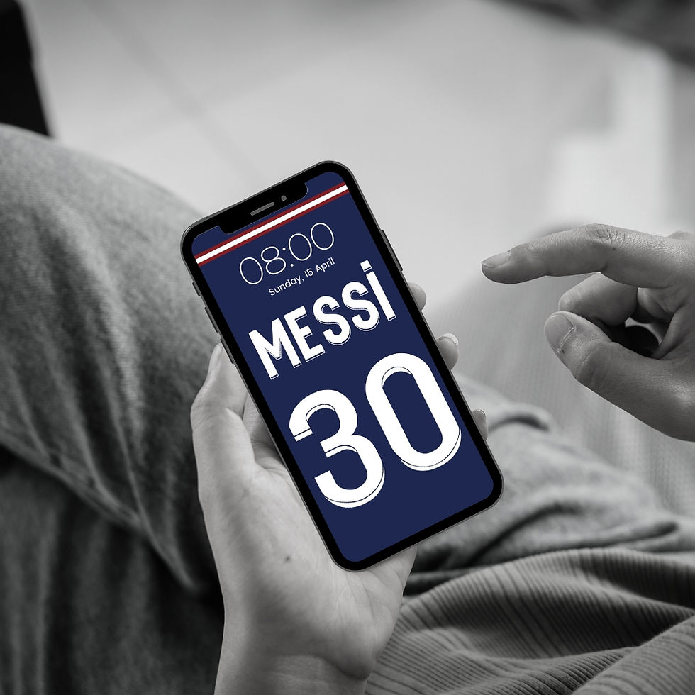 Miniature : Leo Messi PSG Phone Wallpaper