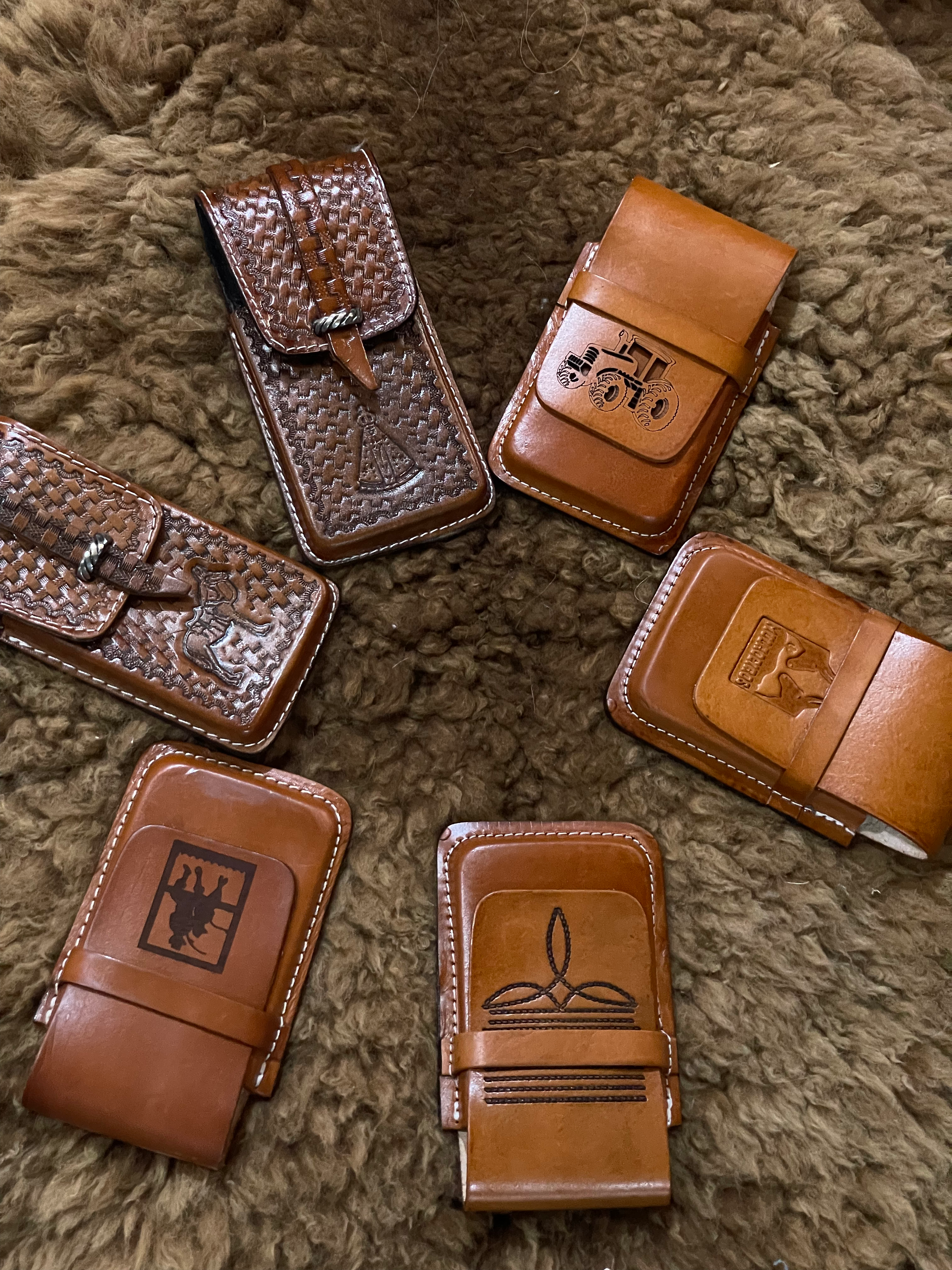 Capa de celular em couro 