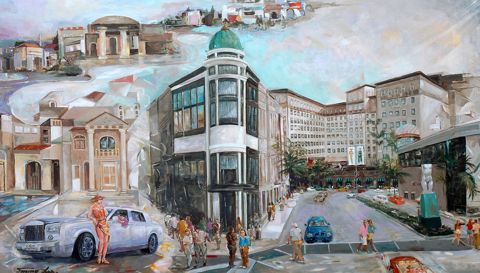 Rodeo Drive (54" x 34")