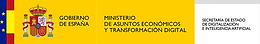 Logotipo del ministerio de asuntos económicos y transformación digital