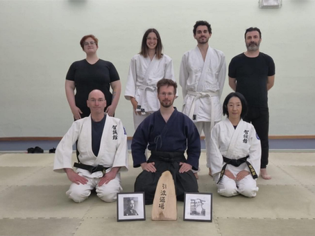 Practice at Hikinami Dojo