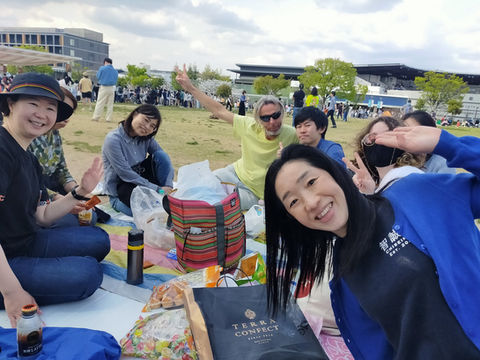 Cherry Blossom picnic